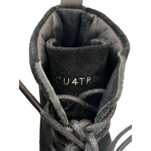 CU4TRO Black Suede NINJA Boots Sneakers | 42 Men 9 Women 10.5 | EUC main image 7